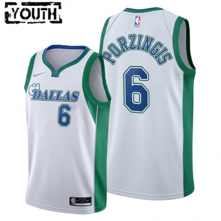 Dres Dallas Mavericks Kristaps Porzingis 6 Nike 2021-22 City Edition Swingman - Dječji